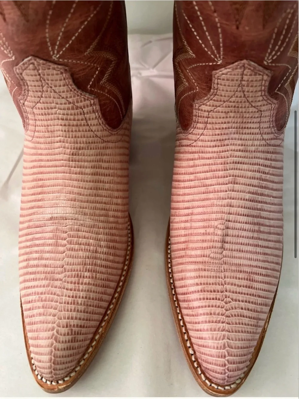 NIB Tecovas Abby Pink frost Women's Pink Tall Western Boots Stylish Cowboy Boot